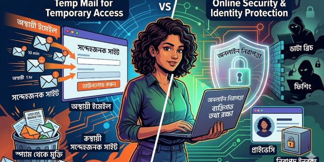 Temp Mail এর ব্যাবহার ও অনলাইনে সিকিউরিটি